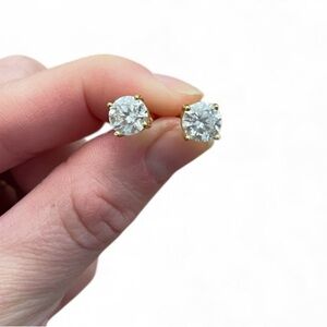 Moissanite Stud Earrings